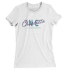 Charlotte Overprint Women's T-Shirt-White-Allegiant Goods Co. Vintage Sports Apparel