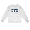 Dtx Varsity Midweight Crewneck Sweatshirt-White-Allegiant Goods Co. Vintage Sports Apparel