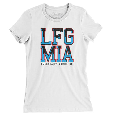 Lfg Mia Women's T-Shirt-Allegiant Goods Co. Vintage Sports Apparel