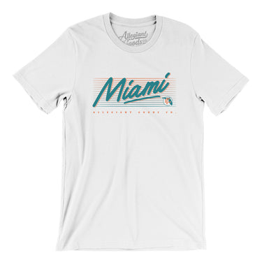Miami Retro Men/Unisex T-Shirt-Allegiant Goods Co. Vintage Sports Apparel