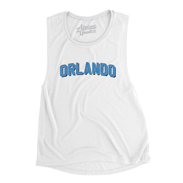 Orlando Varsity Women's Flowey Scoopneck Muscle Tank-Allegiant Goods Co. Vintage Sports Apparel