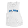 Orlando Varsity Women's Flowey Scoopneck Muscle Tank-White-Allegiant Goods Co. Vintage Sports Apparel