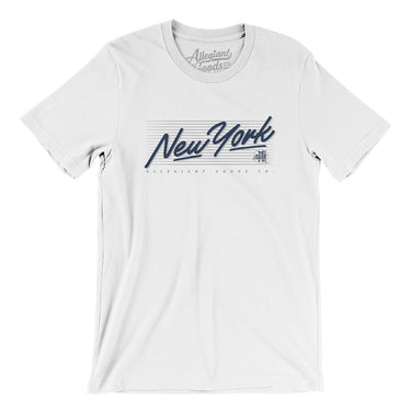 New York Retro Men/Unisex T-Shirt-Allegiant Goods Co. Vintage Sports Apparel