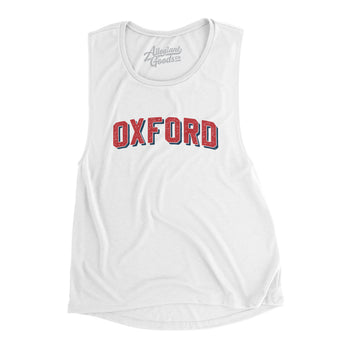 Oxford Varsity Women's Flowey Scoopneck Muscle Tank-Allegiant Goods Co. Vintage Sports Apparel