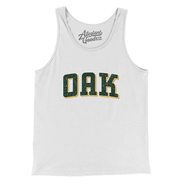 Oak Varsity Men/Unisex Tank Top-Allegiant Goods Co. Vintage Sports Apparel