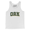 Oak Varsity Men/Unisex Tank Top-White-Allegiant Goods Co. Vintage Sports Apparel