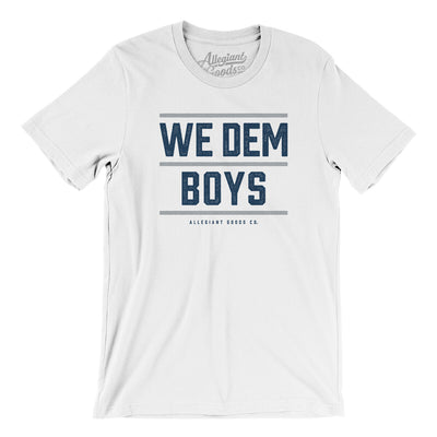 We Dem Boys Men/Unisex T-Shirt-White-Allegiant Goods Co. Vintage Sports Apparel
