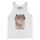 Black Canyon Of The Gunnison National Park Men/Unisex Tank Top-White-Allegiant Goods Co. Vintage Sports Apparel