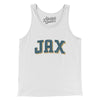 Jax Varsity Men/Unisex Tank Top-White-Allegiant Goods Co. Vintage Sports Apparel
