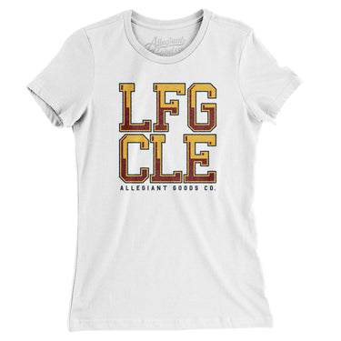 Lfg Cle Women's T-Shirt-Allegiant Goods Co. Vintage Sports Apparel