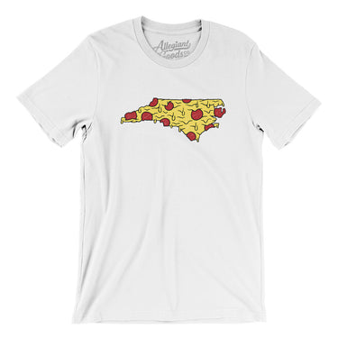 North Carolina Pizza State Men/Unisex T-Shirt-Allegiant Goods Co. Vintage Sports Apparel