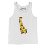Delaware Pizza State Men/Unisex Tank Top-Allegiant Goods Co. Vintage Sports Apparel