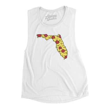 Florida Pizza State Women's Flowey Scoopneck Muscle Tank-Allegiant Goods Co. Vintage Sports Apparel