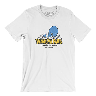 Whalom Park Amusement Park Men/Unisex T-Shirt-White-Allegiant Goods Co. Vintage Sports Apparel