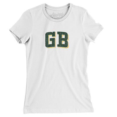 Gb Varsity Women's T-Shirt-White-Allegiant Goods Co. Vintage Sports Apparel