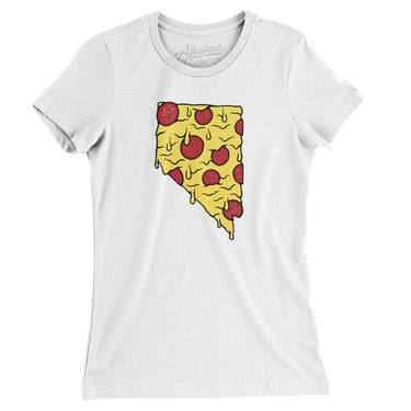 Nevada Pizza State Women's T-Shirt-Allegiant Goods Co. Vintage Sports Apparel