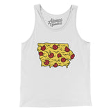 Iowa Pizza State Men/Unisex Tank Top-Allegiant Goods Co. Vintage Sports Apparel