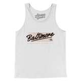 Baltimore Retro Men/Unisex Tank Top-Allegiant Goods Co. Vintage Sports Apparel