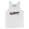 Baltimore Retro Men/Unisex Tank Top-White-Allegiant Goods Co. Vintage Sports Apparel