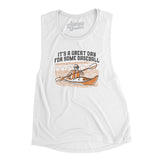It’s A Great Day For Some Baseball Women's Flowey Scoopneck Muscle Tank-Allegiant Goods Co. Vintage Sports Apparel