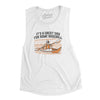 It’s A Great Day For Some Baseball Women's Flowey Scoopneck Muscle Tank-White-Allegiant Goods Co. Vintage Sports Apparel