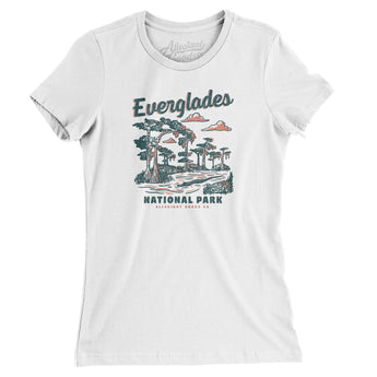 Everglades National Park Women's T-Shirt-White-Allegiant Goods Co. Vintage Sports Apparel