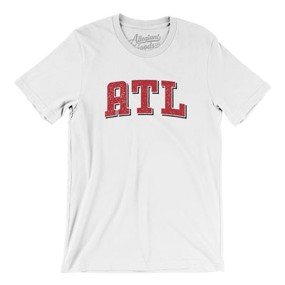 ATL Varsity Men/Unisex T-Shirt-White-Allegiant Goods Co. Vintage Sports Apparel