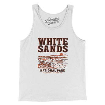 White Sands National Park Men/Unisex Tank Top-Allegiant Goods Co. Vintage Sports Apparel
