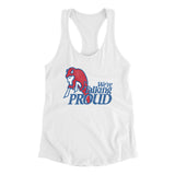 We're Talking Proud Women's Racerback Tank-Allegiant Goods Co. Vintage Sports Apparel