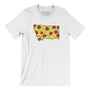 Montana Pizza State Men/Unisex T-Shirt-White-Allegiant Goods Co. Vintage Sports Apparel