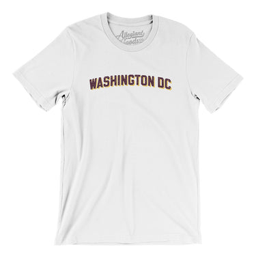 Washington Dc Varsity Men/Unisex T-Shirt-White-Allegiant Goods Co. Vintage Sports Apparel
