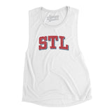 Stl Varsity Women's Flowey Scoopneck Muscle Tank-Allegiant Goods Co. Vintage Sports Apparel