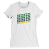 Green Bay Vintage Repeat Women's T-Shirt-White-Allegiant Goods Co. Vintage Sports Apparel