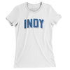 Indy Varsity Women's T-Shirt-White-Allegiant Goods Co. Vintage Sports Apparel