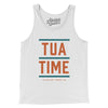 Tua Time Men/Unisex Tank Top-White-Allegiant Goods Co. Vintage Sports Apparel