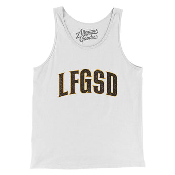 Lfgsd Men/Unisex Tank Top-White-Allegiant Goods Co. Vintage Sports Apparel