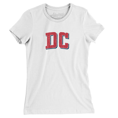 Dc Varsity Women's T-Shirt-White-Allegiant Goods Co. Vintage Sports Apparel