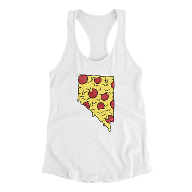 Nevada Pizza State Women's Racerback Tank-Allegiant Goods Co. Vintage Sports Apparel