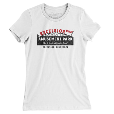 Excelsior Amusement Park Women's T-Shirt-Allegiant Goods Co. Vintage Sports Apparel