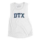 Dtx Varsity Women's Flowey Scoopneck Muscle Tank-Allegiant Goods Co. Vintage Sports Apparel