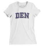 Den Varsity Women's T-Shirt-Allegiant Goods Co. Vintage Sports Apparel