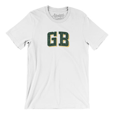 Gb Varsity Men/Unisex T-Shirt-White-Allegiant Goods Co. Vintage Sports Apparel