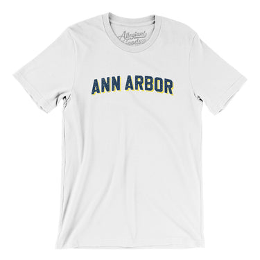Ann Arbor Varsity Men/Unisex T-Shirt-Allegiant Goods Co. Vintage Sports Apparel