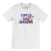 Circle The Wagons Men/Unisex T-Shirt-White-Allegiant Goods Co. Vintage Sports Apparel