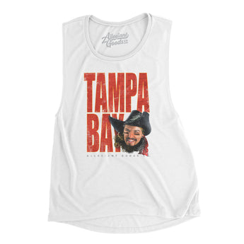 Tampa Bay Retro Mascot Women's Flowey Scoopneck Muscle Tank-Allegiant Goods Co. Vintage Sports Apparel