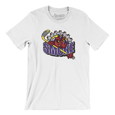 Asheville Smoke Men/Unisex T-Shirt-White-Allegiant Goods Co. Vintage Sports Apparel