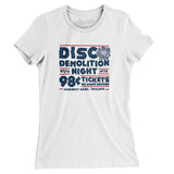 Disco Demolition Night Women's T-Shirt-Allegiant Goods Co. Vintage Sports Apparel