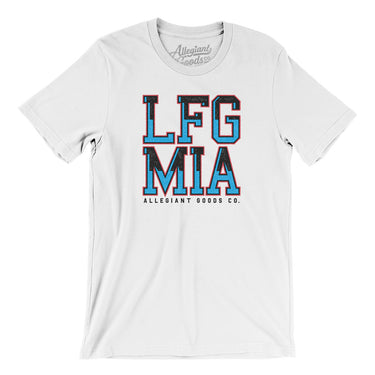 Lfg Mia Men/Unisex T-Shirt-Allegiant Goods Co. Vintage Sports Apparel