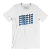 Durham Vintage Repeat Men/Unisex T-Shirt-White-Allegiant Goods Co. Vintage Sports Apparel