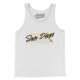 San Diego Retro Men/Unisex Tank Top-Allegiant Goods Co. Vintage Sports Apparel